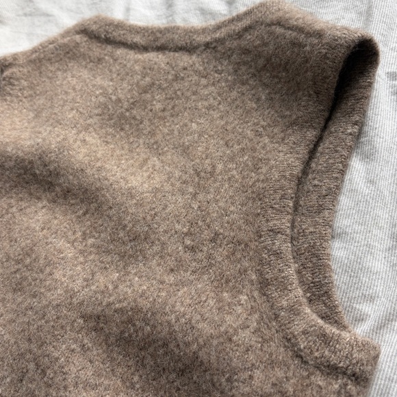 Demylee mohair wool VEST only DEMYLEE sleeveless sweater boxy SWEATER VEST small - Picture 8 of 8